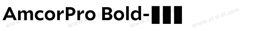 AmcorPro Bold字体转换